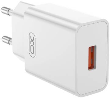 Зарядные устройства XO USB-A QC18W White L127.white