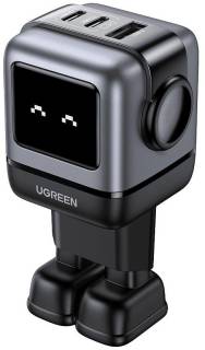 Зарядные устройства Ugreen 1xUSB + 2xUSB-C 65W GaN CD361 gray 25685B