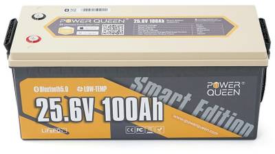 Аккумуляторная батарея Power Queen 25.6V 100Ah BT PowerQueen-24V100Ah-BT