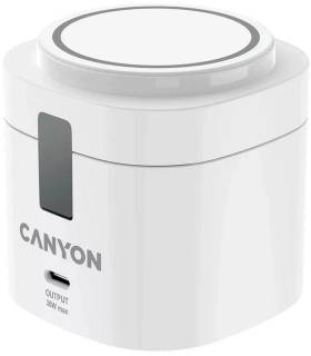 Зарядные устройства Canyon 4-in-1 wireless charging stand 30W + cable 1.0m wh CNS-WCS405WW/A