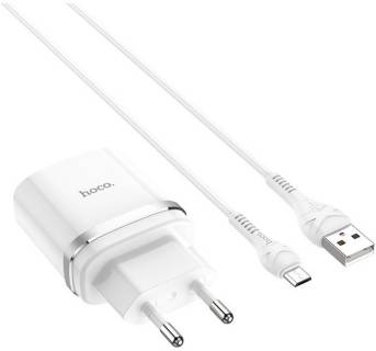 Зарядные устройства HOCO C12Q Smart QC3.0 charger set(Micro) White 6931474716286