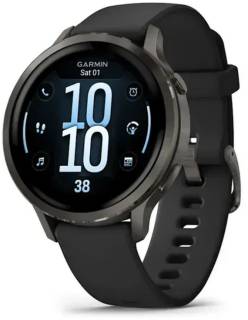 SmartWatch Garmin Venu 4 (41mm), Black w/ Slate + Black, GPS смарт-г 010-03013-02