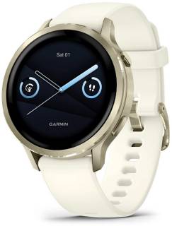 SmartWatch Garmin Venu 4 (41mm),  Beige w/ Lunar Gold + Bone, GPS см 010-03013-00