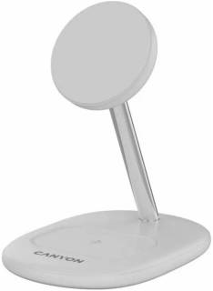 Зарядка Canyon wireless charger WCS-205 15W Qi2 2in1 w/o adapter CNS-WCS205WW/A