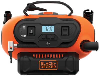 Авто компресор Black&Decker Li-Ion, 18V, (без АКБ та ЗП) BDCINF18N