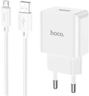 Зарядные устройства HOCO C106A Leisure USB + cable USB to Micro 5P 10.5W Wh 6931474783905