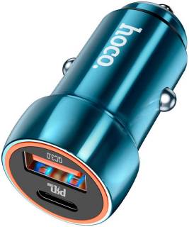 Зарядка HOCO Z46A USB-A/Type-C Sapphire Blue 6931474770349