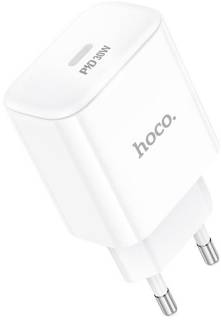 Зарядные устройства HOCO C76A Pro Majestic USB-C PD30W White 6942007616300