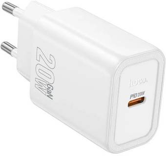 Зарядные устройства HOCO N60 Gentle USB-C PD20W White 6942007644181