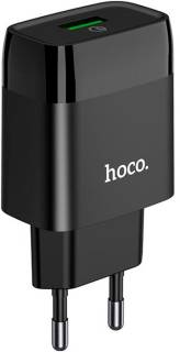 Зарядные устройства HOCO C72Q Glorious USB QC3.0 18W Black 6931474732507