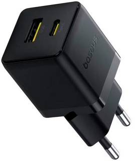 Зарядные устройства Baseus Palm Fast Charger C+U 30W cluster black P1011160A113-00