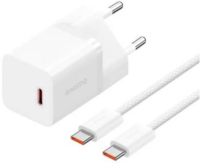 Зарядные устройства Baseus GaN5 Fast Charger USB-C 30W + Cable 1.0m Type-C 10 P10110902213-00
