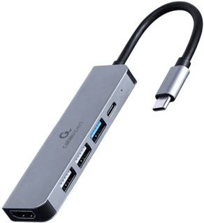 Разветвитель CABLEXPERT USB-C 5-in-1 (hub/HDMI/PD) A-CM-COMBO5-03