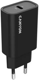 Зарядные устройства Canyon USB-C PD30W OnCharge Black CNE-CHA30CLB