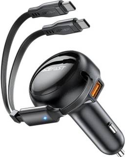 Зарядные устройства ACEFAST 3xUSB 53W (2xUSB-C+USB-A) + cable USB-C 2in1 B13 6974316282921