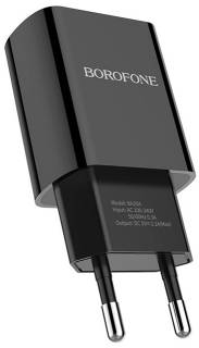 Зарядные устройства BOROFONE BA20A Sharp USB 10.5W Black 6931474702081