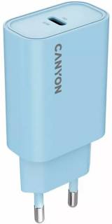 Зарядные устройства Canyon 30CL OnCharge USB-C PD30W Light Blue CNE-CHA30CLLBL
