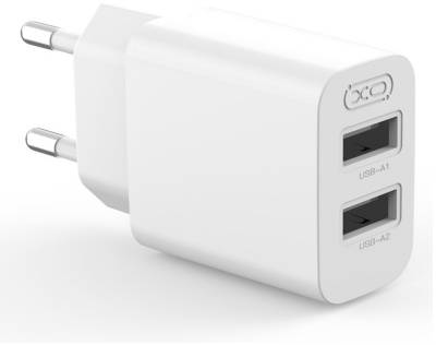 Зарядные устройства XO L109 12W 2xUSB-A White L109_White