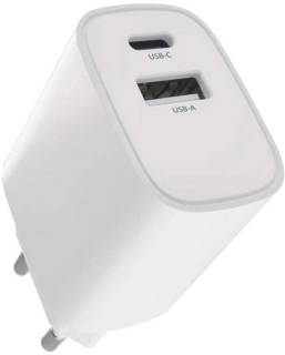 Зарядные устройства EMOS V02B15 1xUSB-A + 1xUSB-C 15W GaN