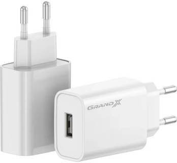 Зарядные устройства Grand-X CH-550W Quick Charge USB QC3.0 22.5W White