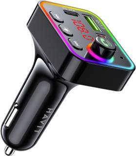 FM модуляторы HAVIT HV-FM819BT USB-A+USB-C PD24W RGB Black