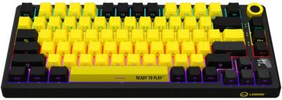 Клавиатура Lorgar KBP7075W Pro RGB Wireless/Bluetooth/USB UA Black/y LRG-KBP7075W-YL-US