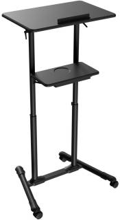 Кронштейн Gembird Підлогова, висота 1110-1345 мм, (до 10 кг) TVS-DESK-01-BK