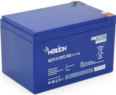 Аккумуляторная батарея Merlion GLO 12V 12Ah GEL GLO12120F2 GEL