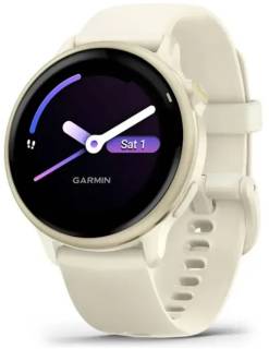 SmartWatch Garmin vivoactive 6, Bone/Lunar Gold, GPS смарт-годинник 010-02985-01