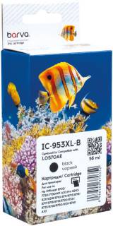 Картридж BARVA HP 953XL (L0S58AE/L0S70AE) 2000 c, Black IC-953XL-B