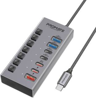 Разветвитель Promate USB Hub 7 ports gegahub-10g