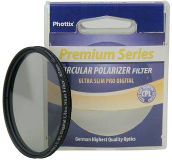 Светофильтр Phottix Pro C-PL Digital ULTRA SLIM Filter 58mm