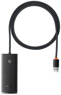 Разветвитель Baseus USB 3.0 4xUSB 2.0m black WKQX030201