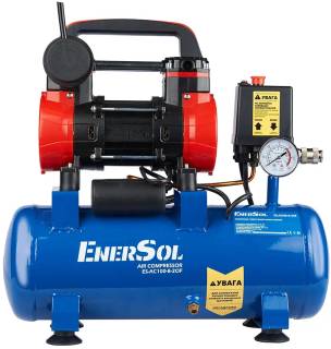 Компрессор EnerSol ES-AC100-8-2OF, 100 л/хв, 0.75 кВт, ресівер 8л.