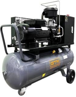Компрессор GTM 100л, 350л/хв, 3кВт, 8бар, 220V DLG3V 230