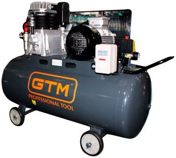 Компрессор GTM 380V, 760/600л/хв 4кВт 10бар, ресівер 200л KCH2090-200L