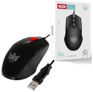 Мышка XO M1 RGB USB Black XO-M1-BK