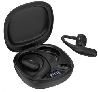 Наушники Choetech Open-ear з LED дисплеєм Black BH-T25-BK