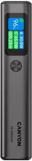 Павербанк Canyon 20000mAh OnPower 230 TFT PD/130W Dark Grey CNS-CPB230DG