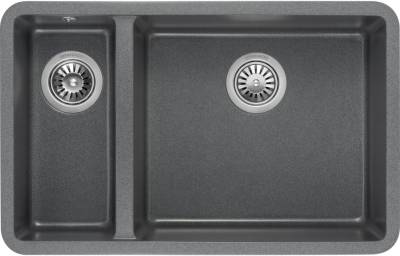 Мойки GRANADO Under top DOUBLE grafito gr3409