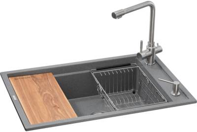 Мойка GRANADO Optimal Estella grafito (+ змішувач Badalona LUX i ksg0209