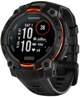 SmartWatch Garmin Instinct 3, 45mm, Solar, Black Bezel with Black Ba 010-02934-00