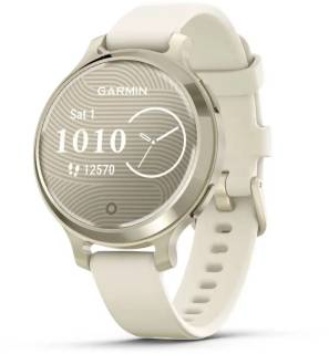 Часы Garmin Lily 2 Active, Lunar Gold/Bone, Silicone, 010-02891-00