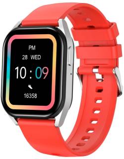 Часы Canyon Chatter SW-58 BT-CALL Silver Red CNS-SW58RR