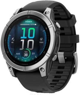 SmartWatch Garmin fenix E, 47mm, Stainless Steel/Black, GPS 010-03025-00