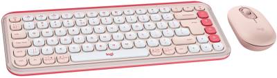 Клавиатура Logitech POP Icon Combo Bluetooth UA Rose 920-013142