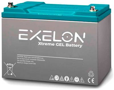 Аккумулятор EXELON 12V-100Ah, GEL 12V100H XTREME