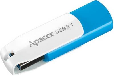 Флеш-память USB Apacer 128GB AH357 Ocean Blue USB 3.2 AP128GAH357U-1