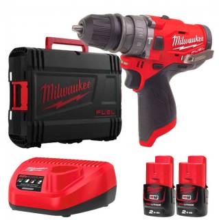 Шуруповерты Milwaukee M12 FPDX-202X, 37Нм, 2x2Аг, 2 насадки, кейс 4933464136