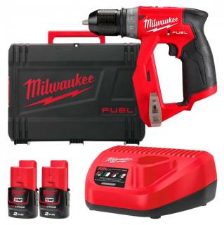 Шуруповерты Milwaukee M12 FDDXKIT-202X, 34 Нм, 2x2Аг, 4 насадки, кейс 4933464979